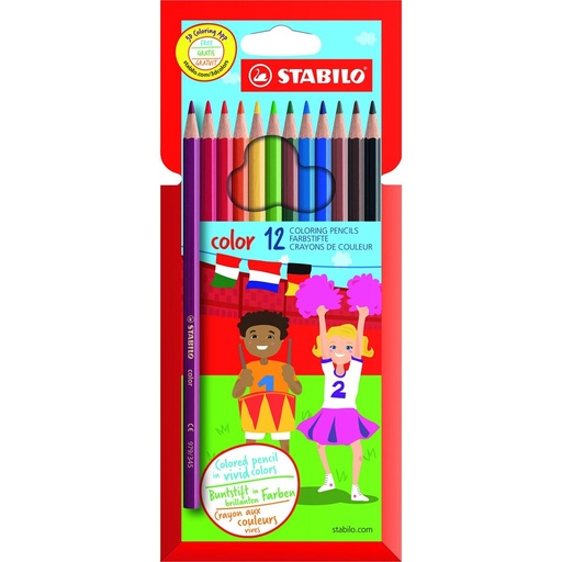 12色鉛筆 - STABILO